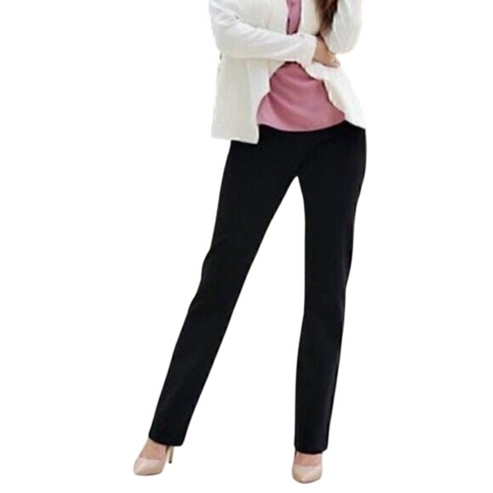 Betabrand Black Bootcut Pants Women's Size Medium
